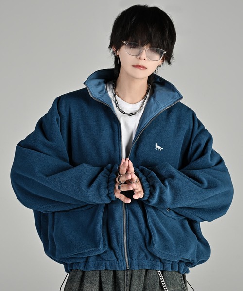 Nylon × Fleece Reversible Short Blouson / ナイロン×フリース