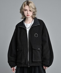 ADRER（アドラー）の「Nylon × Fleece Reversible Short Blouson / ナイロン×フリース　リバーシブルショートブルゾン（ブルゾン）」