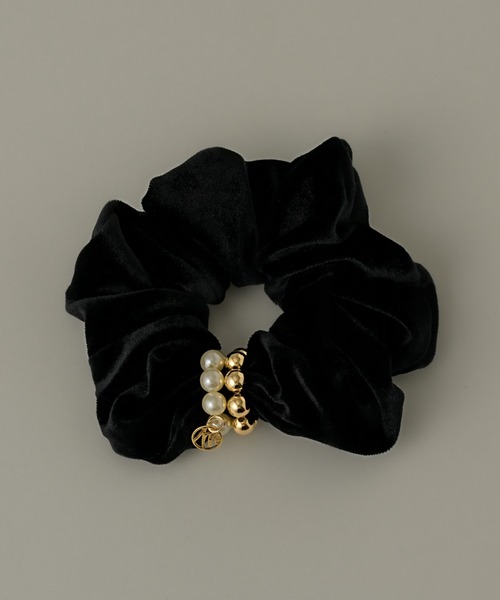 muku（ムク）の「CHOUCHOU / PEARL×BALL（シュシュ・レディース・ブラック/ブラウン・FREE）」の4枚目の写真