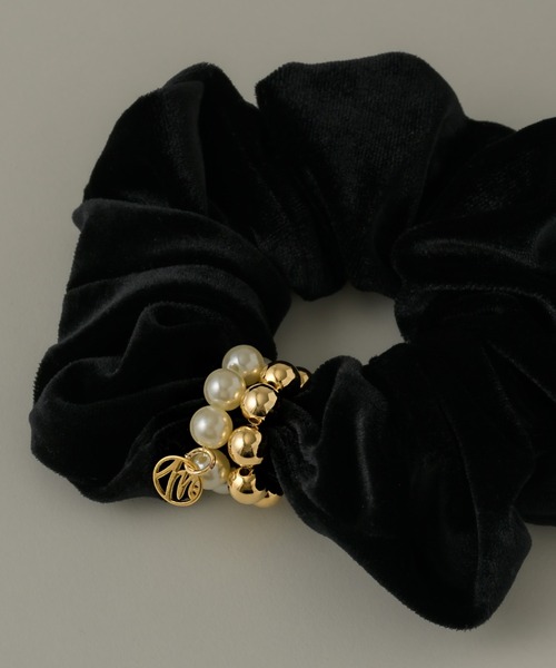 muku（ムク）の「CHOUCHOU / PEARL×BALL（シュシュ・レディース・ブラック/ブラウン・FREE）」の11枚目の写真