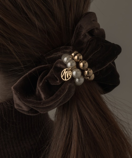 muku（ムク）の「CHOUCHOU / PEARL×BALL（シュシュ・レディース・ブラック/ブラウン・FREE）」の21枚目の写真