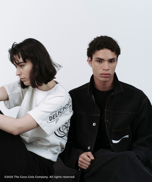 ADAM ET ROPE'(アダムエロペ)の「【Coca-Cola】Garment dye sweat H/S(スウェット・レディース・ホワイト系その他/グレー系その他・FREE)」の8枚目の写真