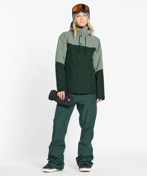 VOLCOM(ボルコム)の「【VOLCOM/ボルコム】 Womens Bolt Insulated Jacket /スリムフィットスキースノーボードジャケット(その他アウター・レディース・イエロー/グレー系その他/グリーン系その他/ピンク系その他/レオパード/ブラック・SMALL/LARGE/MEDIUM/X-SMALL)」の4枚目の写真