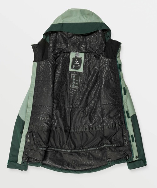 VOLCOM(ボルコム)の「【VOLCOM/ボルコム】 Womens Bolt Insulated Jacket /スリムフィットスキースノーボードジャケット(その他アウター・レディース・イエロー/グレー系その他/グリーン系その他/ピンク系その他/レオパード/ブラック・SMALL/LARGE/MEDIUM/X-SMALL)」の15枚目の写真
