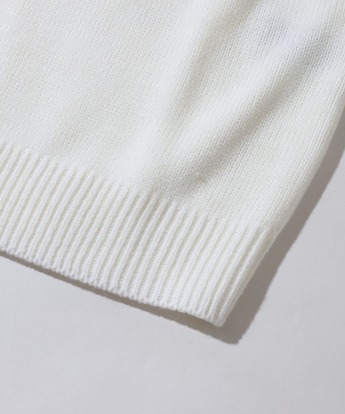 Tom＆Jerry（トムアンドジェリー）の「【Tom & Jerry/トム & ジェリー】アートワークデザイン ループ刺繍＆シャギー ジャガードニット（ニット/セーター・メンズ・オフホワイト/サックスブルー/スミクロ/ネイビー・M/L/LL）」の21枚目の写真