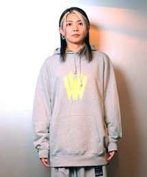 [W] by VIRGOwearworks（ダブリューバイヴァルゴウェアーワークス）の「Warp logo pull over hoodie（パーカー）」