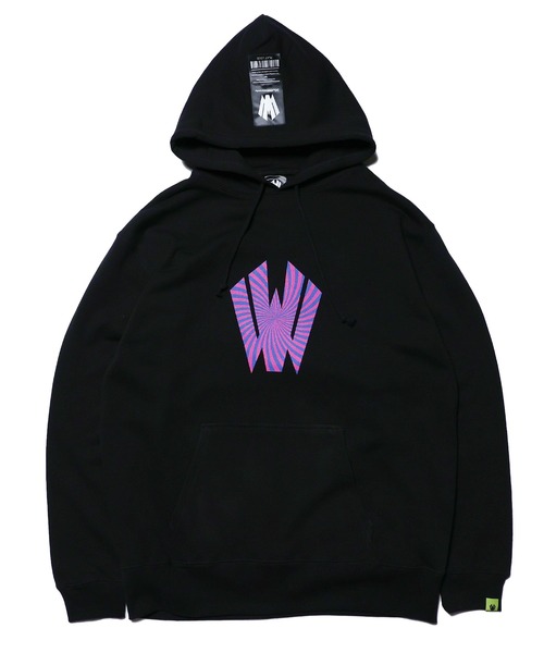 [W] by VIRGOwearworks（ダブリューバイヴァルゴウェアーワークス）の「Warp logo pull over hoodie（パーカー・メンズ・ホワイト/ブラック/グレー・MEDIUM/LARGE/X-LARGE）」の8枚目の写真