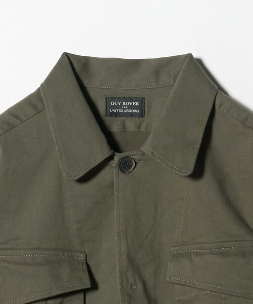 GUY ROVER（ギローバー）の「＜GUY ROVER＞2ポケット ファーティングシャツ（シャツ/ブラウス・メンズ・オリーブ・L/M/S）」の9枚目の写真