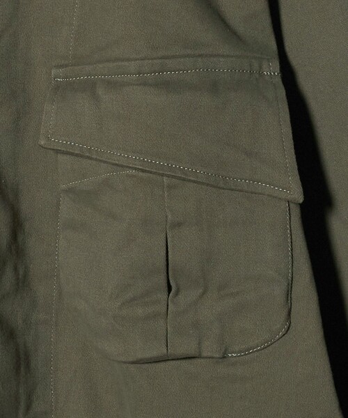 GUY ROVER（ギローバー）の「＜GUY ROVER＞2ポケット ファーティングシャツ（シャツ/ブラウス・メンズ・オリーブ・L/M/S）」の11枚目の写真