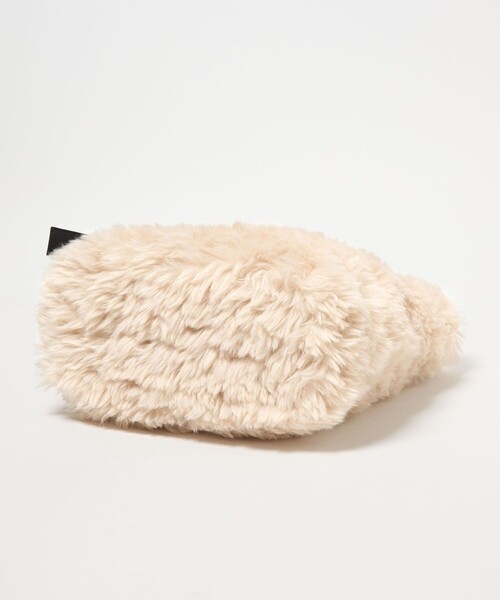 UNITED ARROWS（ユナイテッドアローズ）の「フェイクボア ワンショルダーバッグ（ショルダーバッグ・レディース・ベージュ/ダークブラウン・FREE）」の11枚目の写真