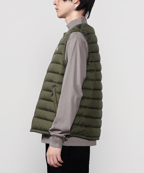 DANTON インナーダウンベスト　グレーチェックM B:MING by BEAMS（ビーミング by ビームス）DANTON / インナー