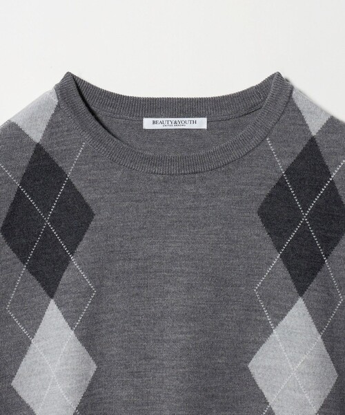 BEAUTY&YOUTH UNITED ARROWS（ビューティーアンドユースユナイテッドアローズ）の「ウール アーガイル&ソリッドベスト（ベスト・レディース・ダークブラウン/オリーブ/ダークグレー・FREE）」の10枚目の写真