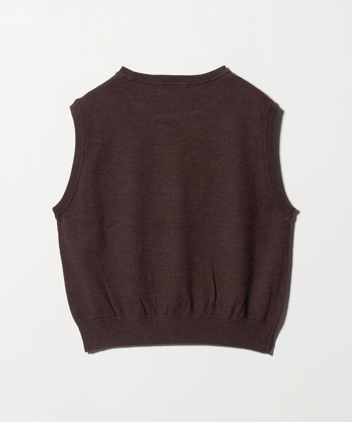 BEAUTY&YOUTH UNITED ARROWS（ビューティーアンドユースユナイテッドアローズ）の「ウール アーガイル&ソリッドベスト（ベスト・レディース・ダークブラウン/オリーブ/ダークグレー・FREE）」の12枚目の写真