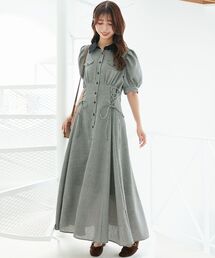 ④MaxMara ブラックシャツワンピース 半袖 中古・古着通販】MM6 Maison Margiela (エムエムシックスメゾン