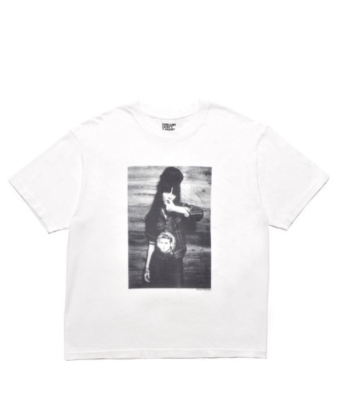 MINEDENIM(マインデニム)の「MINEDENIM(マインデニム)Stie-lo × Irina.L "Presley" T-SH(Tシャツ/カットソー・メンズ・ブラック/ホワイト・M/L)」の2枚目の写真