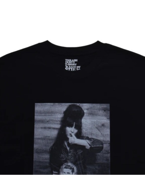 MINEDENIM(マインデニム)の「MINEDENIM(マインデニム)Stie-lo × Irina.L "Presley" T-SH(Tシャツ/カットソー・メンズ・ブラック/ホワイト・M/L)」の3枚目の写真