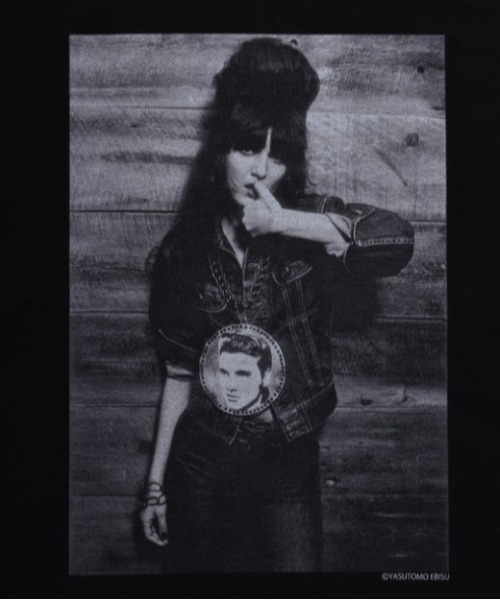 MINEDENIM(マインデニム)の「MINEDENIM(マインデニム)Stie-lo × Irina.L "Presley" T-SH(Tシャツ/カットソー・メンズ・ブラック/ホワイト・M/L)」の5枚目の写真