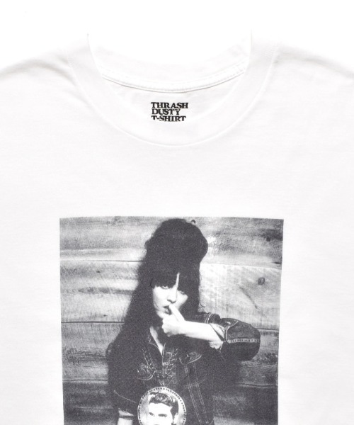 MINEDENIM(マインデニム)の「MINEDENIM(マインデニム)Stie-lo × Irina.L "Presley" T-SH(Tシャツ/カットソー・メンズ・ブラック/ホワイト・M/L)」の8枚目の写真