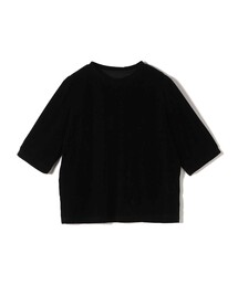 SHIPS Colors:〈手洗い可能〉フロッキー メッシュ 5分袖 トップス
