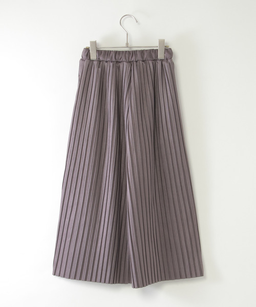 ikka（イッカ）の「【親子コーデ】スエード風プリーツパンツ（120~160cm）（その他パンツ・キッズ・オフホワイト/モカ・120/130/140/150/160）」の4枚目の写真