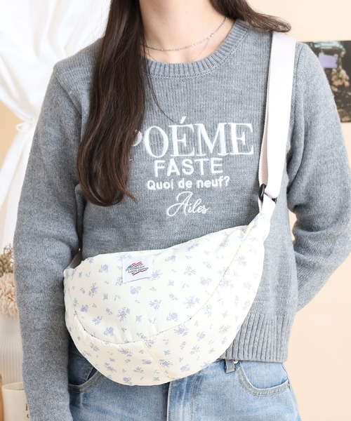 JEMORGAN(ジェーイーモーガン)の「JEMORGAN 花柄三日月ショルダー(ショルダーバッグ・レディース・ラベンダー/その他/サックスブルー・FREE)」の19枚目の写真