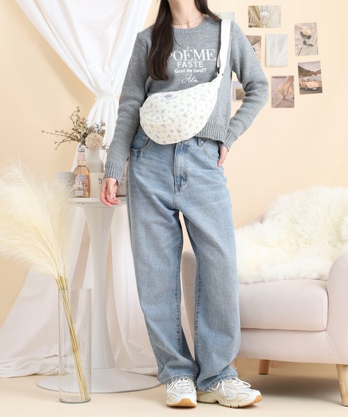 JEMORGAN(ジェーイーモーガン)の「JEMORGAN 花柄三日月ショルダー(ショルダーバッグ・レディース・ラベンダー/その他/サックスブルー・FREE)」の20枚目の写真