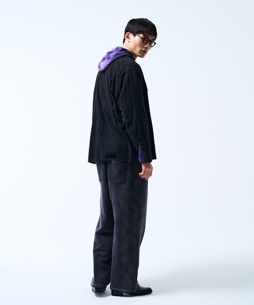 THE BOLDMAN（ザ ボールドマン）の「Heavy Sweat Wide Pants / ヘビースウェットワイドパンツ（スウェットパンツ・メンズ・ブラック・LARGE/MEDIUM）」の19枚目の写真