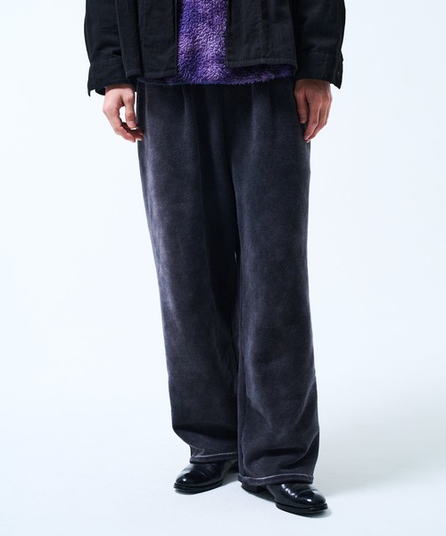 THE BOLDMAN（ザ ボールドマン）の「Heavy Sweat Wide Pants / ヘビースウェットワイドパンツ（スウェットパンツ・メンズ・ブラック・LARGE/MEDIUM）」の2枚目の写真