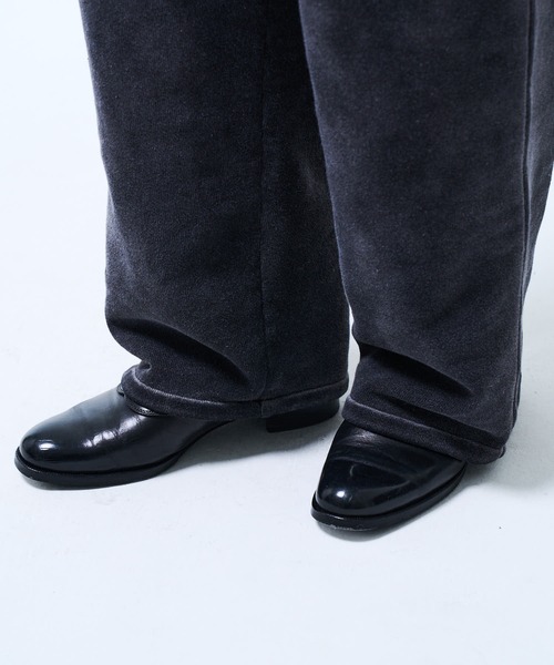 THE BOLDMAN（ザ ボールドマン）の「Heavy Sweat Wide Pants / ヘビースウェットワイドパンツ（スウェットパンツ・メンズ・ブラック・LARGE/MEDIUM）」の13枚目の写真