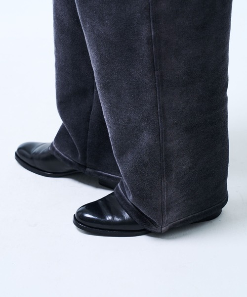 THE BOLDMAN（ザ ボールドマン）の「Heavy Sweat Wide Pants / ヘビースウェットワイドパンツ（スウェットパンツ・メンズ・ブラック・LARGE/MEDIUM）」の14枚目の写真