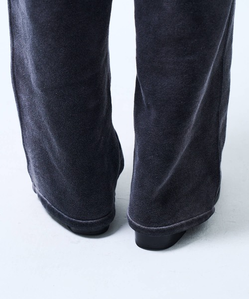 THE BOLDMAN（ザ ボールドマン）の「Heavy Sweat Wide Pants / ヘビースウェットワイドパンツ（スウェットパンツ・メンズ・ブラック・LARGE/MEDIUM）」の15枚目の写真