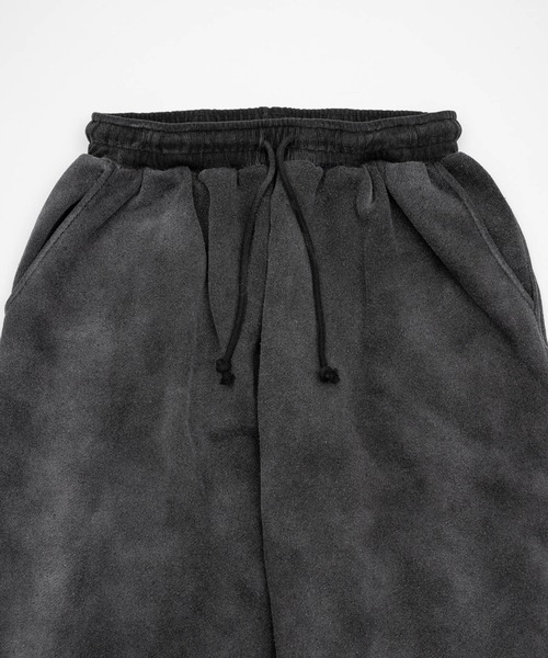 THE BOLDMAN（ザ ボールドマン）の「Heavy Sweat Wide Pants / ヘビースウェットワイドパンツ（スウェットパンツ・メンズ・ブラック・LARGE/MEDIUM）」の8枚目の写真