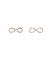 Daniel Wellington（ダニエルウェリントン）の「Mirelle Infinity Earring ローズゴールド／ゴールド／シルバー（ピアス（両耳用）・メンズ）」