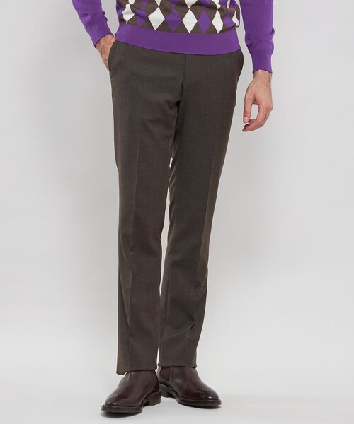 セール】【Adjustable Fit】ストレッチミルドスラックス（スラックス