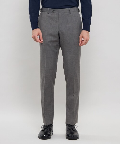 MACKINTOSH LONDON(マッキントッシュ ロンドン)の「【Adjustable Fit】ストレッチミルドスラックス(スラックス・メンズ・ブラック/ダークブラウン/ブルー系その他7/グレー・90/82/94/86/78)」の5枚目の写真