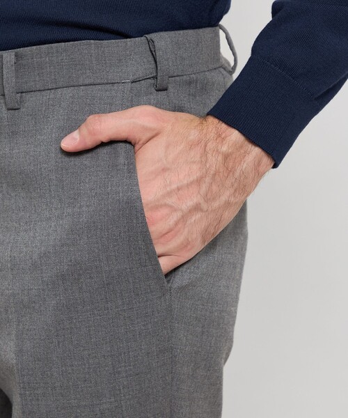 MACKINTOSH LONDON(マッキントッシュ ロンドン)の「【Adjustable Fit】ストレッチミルドスラックス(スラックス・メンズ・ブラック/ダークブラウン/ブルー系その他7/グレー・90/82/94/86/78)」の13枚目の写真