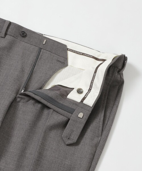 MACKINTOSH LONDON(マッキントッシュ ロンドン)の「【Adjustable Fit】ストレッチミルドスラックス(スラックス・メンズ・ブラック/ダークブラウン/ブルー系その他7/グレー・90/82/94/86/78)」の12枚目の写真