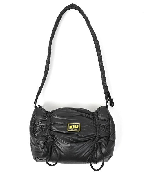 KiU(キウ)の「KiU/キウ ショルダーバッグ パフィーギャザーハンドルバッグ K486(ショルダーバッグ・メンズ・シルバー/ブラック/サックスブルー・FREE)」の16枚目の写真