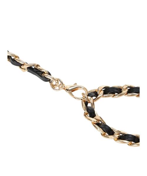 Te chichi(テチチ)の「チェーンアレンジングベルト(ベルト・レディース・ブラウン/ブラック・F)」の4枚目の写真