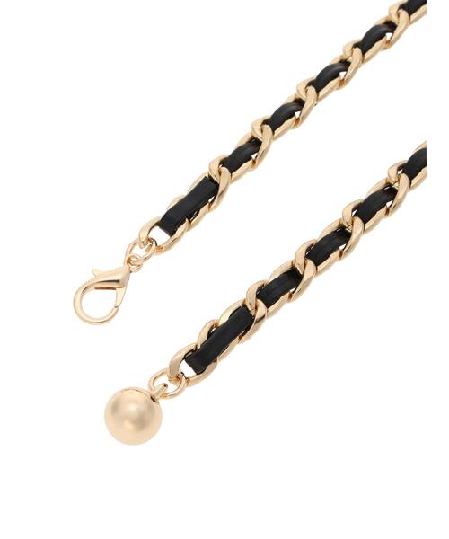 Te chichi(テチチ)の「チェーンアレンジングベルト(ベルト・レディース・ブラウン/ブラック・F)」の6枚目の写真