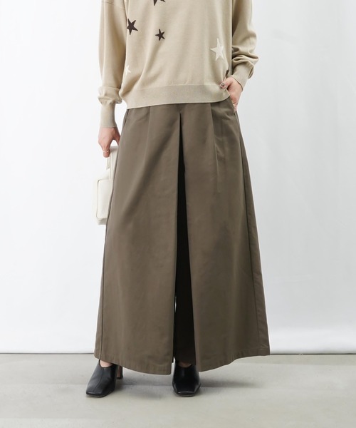 LUCA/LADY LUCK LUCA（ルカ/レディラックルカ）の「LC/LLL ツイルキュロット（その他パンツ・レディース・ベージュ/ブラック/カーキ・FREE）」の3枚目の写真