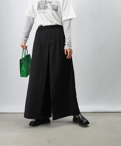 LUCA/LADY LUCK LUCA（ルカ/レディラックルカ）の「LC/LLL ツイルキュロット（その他パンツ・レディース・ベージュ/ブラック/カーキ・FREE）」の9枚目の写真