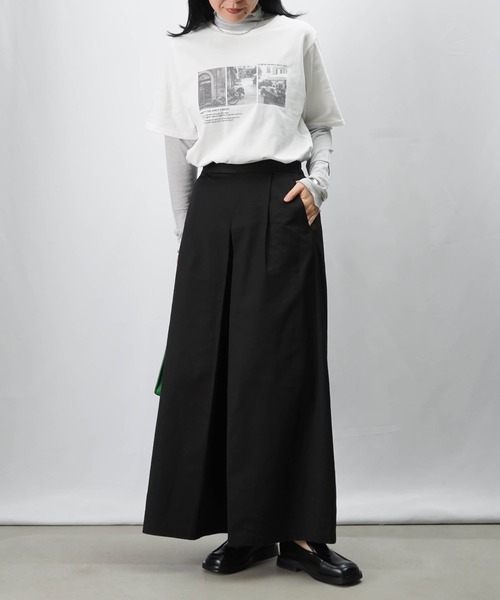 LUCA/LADY LUCK LUCA（ルカ/レディラックルカ）の「LC/LLL ツイルキュロット（その他パンツ・レディース・ベージュ/ブラック/カーキ・FREE）」の4枚目の写真