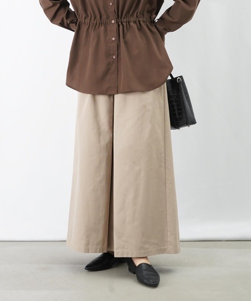 LUCA/LADY LUCK LUCA（ルカ/レディラックルカ）の「LC/LLL ツイルキュロット（その他パンツ・レディース・ベージュ/ブラック/カーキ・FREE）」の18枚目の写真