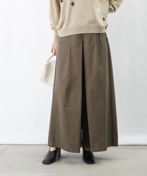 LUCA/LADY LUCK LUCA（ルカ/レディラックルカ）の「LC/LLL ツイルキュロット（その他パンツ・レディース・ベージュ/ブラック/カーキ・FREE）」の11枚目の写真