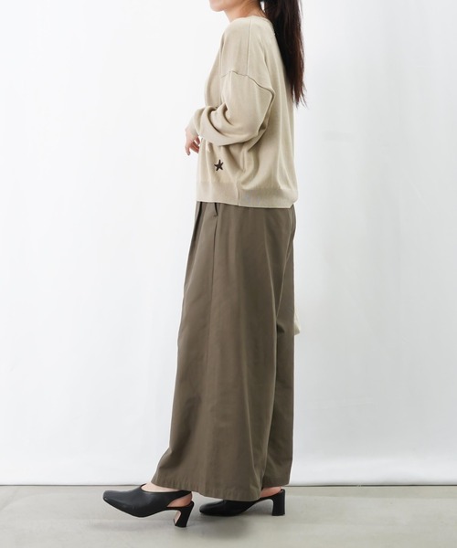 LUCA/LADY LUCK LUCA（ルカ/レディラックルカ）の「LC/LLL ツイルキュロット（その他パンツ・レディース・ベージュ/ブラック/カーキ・FREE）」の13枚目の写真