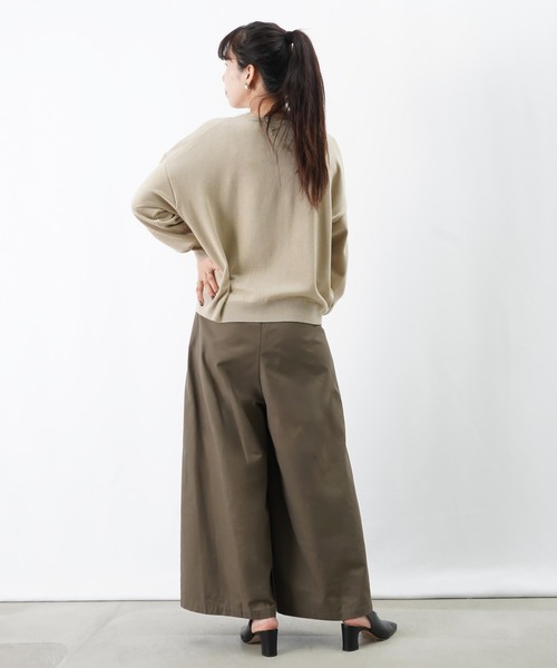 LUCA/LADY LUCK LUCA（ルカ/レディラックルカ）の「LC/LLL ツイルキュロット（その他パンツ・レディース・ベージュ/ブラック/カーキ・FREE）」の14枚目の写真