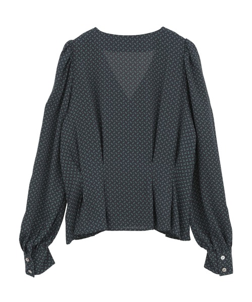 SOFFITTO（ソフィット）の「Vネックウエストタックブラウス（シャツ/ブラウス・レディース・ブラック系その他/グリーン系その他・FREE）」の16枚目の写真