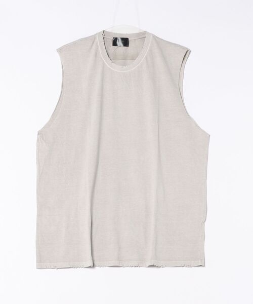 SIS(エスアイエス)の「SIS/エスアイエス/Pigment N/S Tee(Tシャツ/カットソー・レディース・チャコールグレー/ベージュ・F)」の2枚目の写真