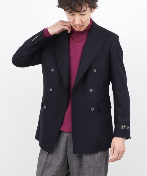 セール】《ビジカジ対応》尾州 WOOL W JACKET 25AW（テーラード